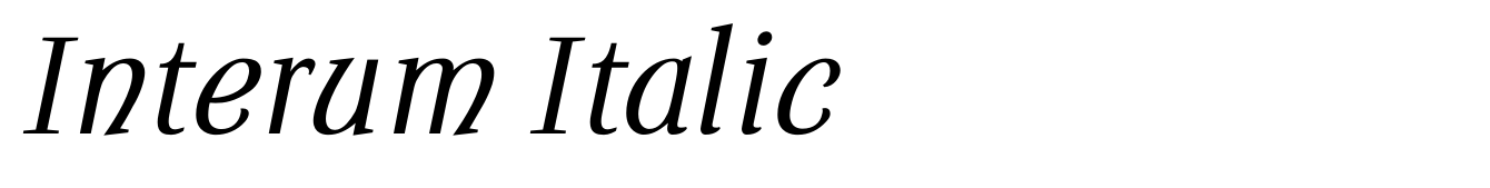 Interum Italic